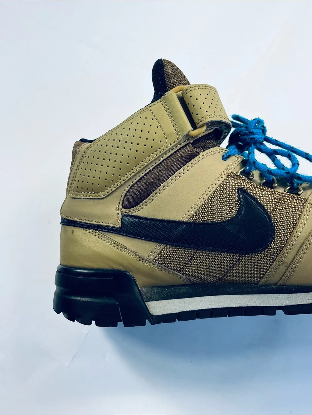 Nike Men’s Olive Green High-Top Trail Sneakers #535836-202 Men’s:10 - Picture 12 of 15
